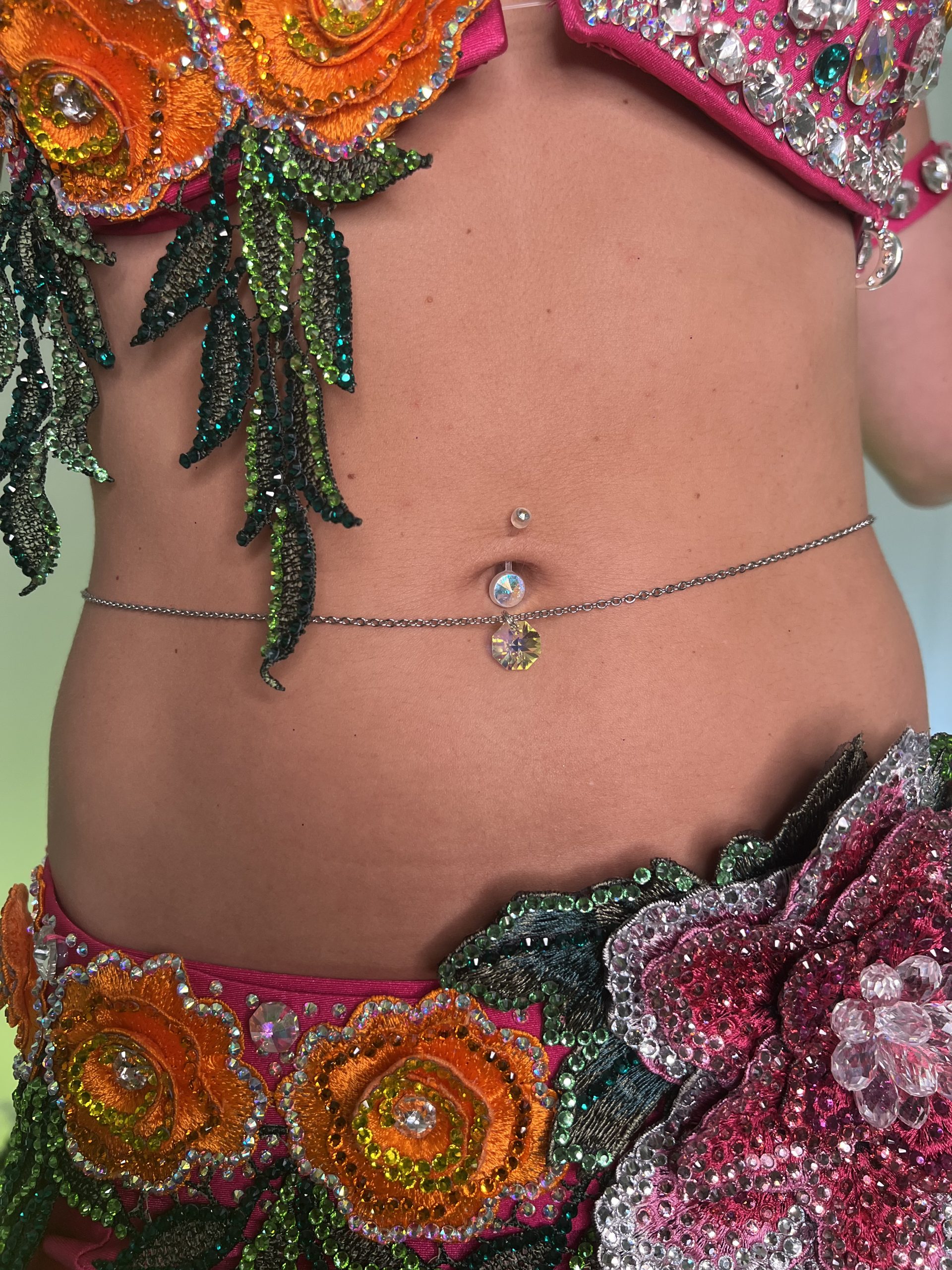 Silver Waist chain Waist chain for belly dancer